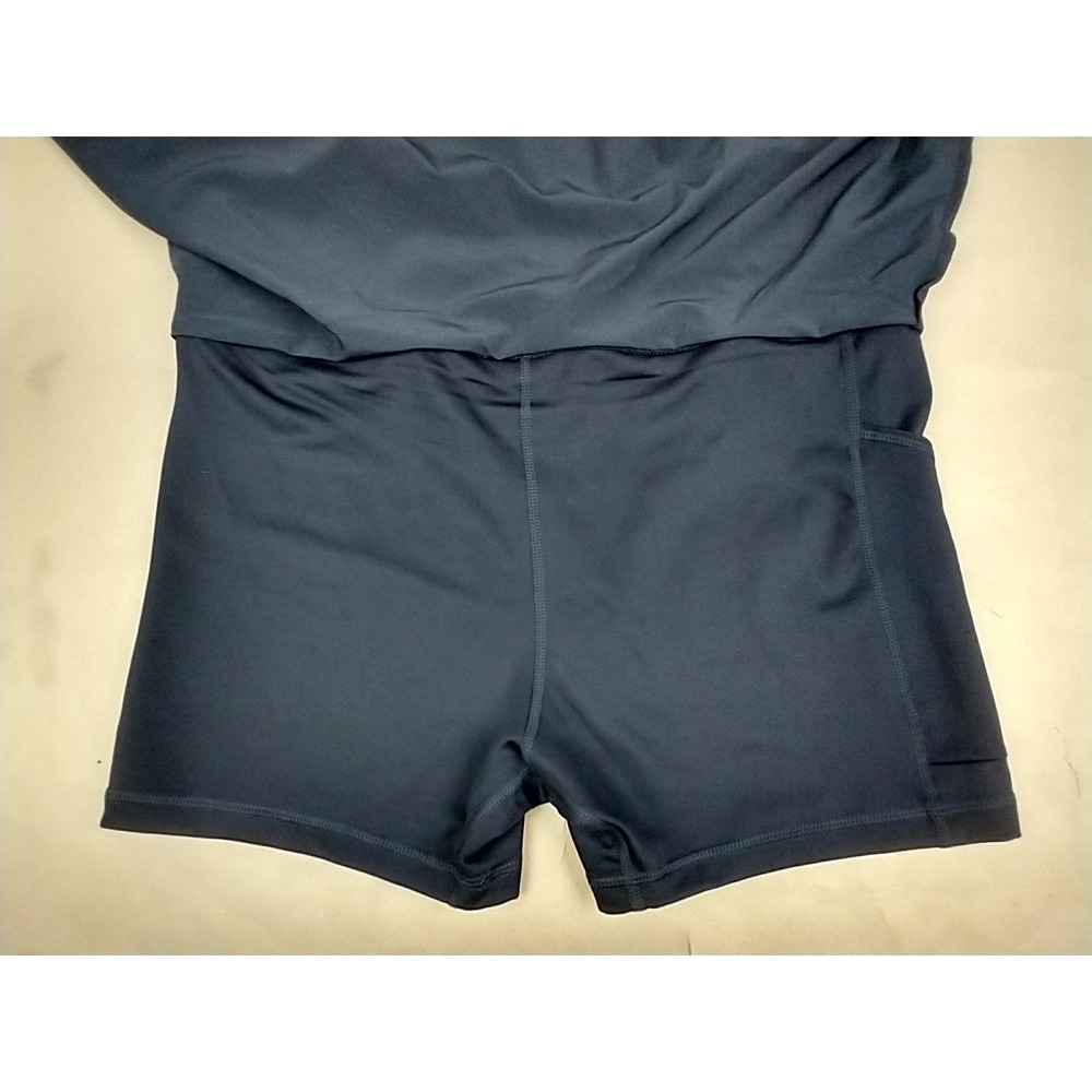 Nike Women's Athletic Navy Blue Golf Tennis Large‎ Skort Pull On Pockets - Picture 9 of 11